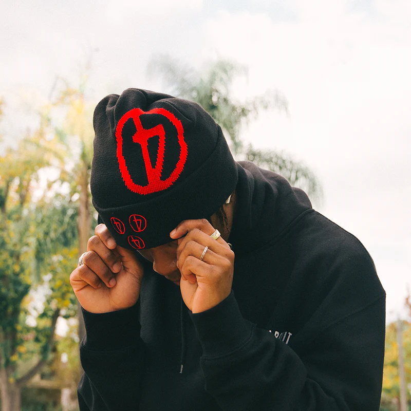 D4vd - Logo Black Beanie