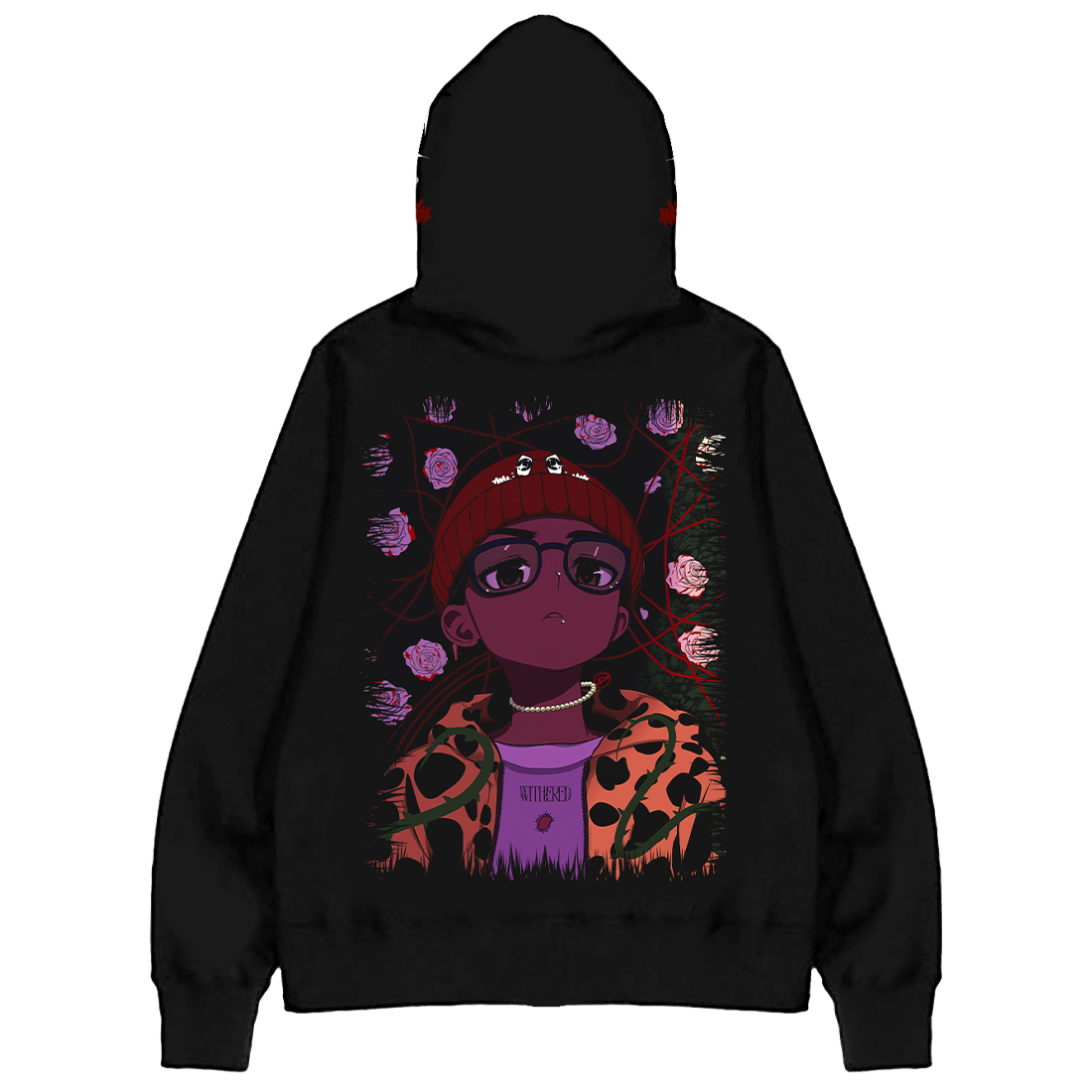 D4vd - BLACK ANIME HOODIE