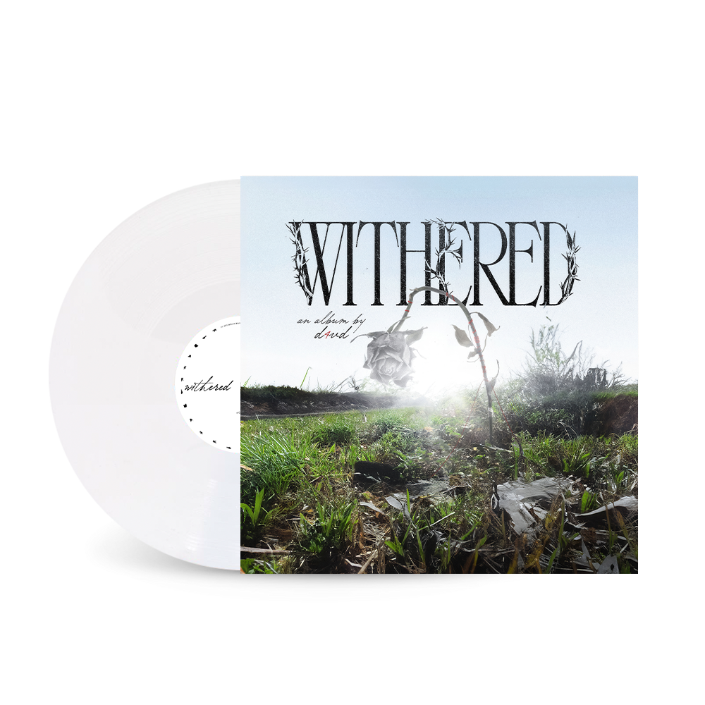 D4vd - WITHERED Standard Vinyl - Pure Cloudy White